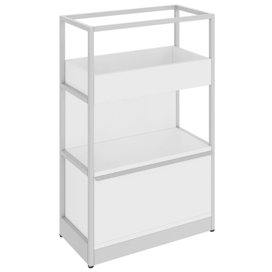 ATELLA Cabinet scaffale | 3 OH, 800 x 1255 mm, bianco