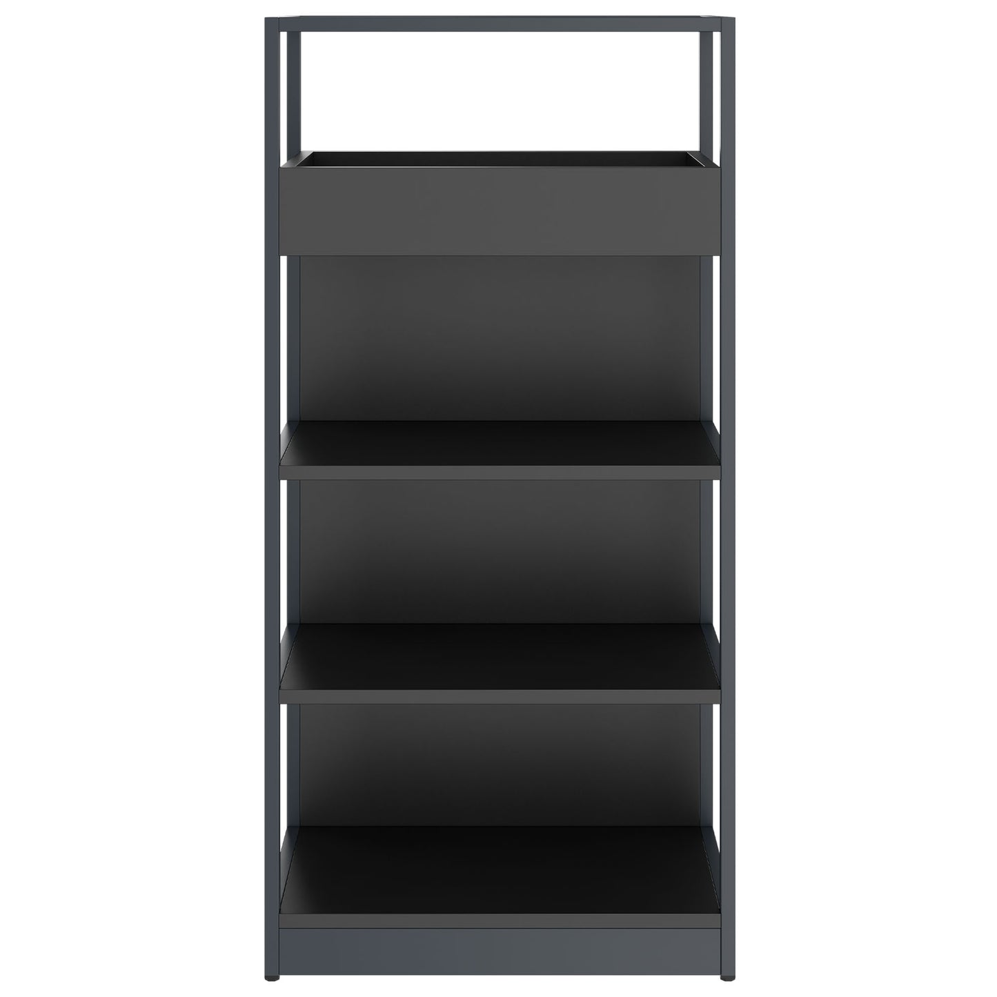 ATELLA Armoire d'étagère | 4 oh, 800 x 1610 mm, anthracite