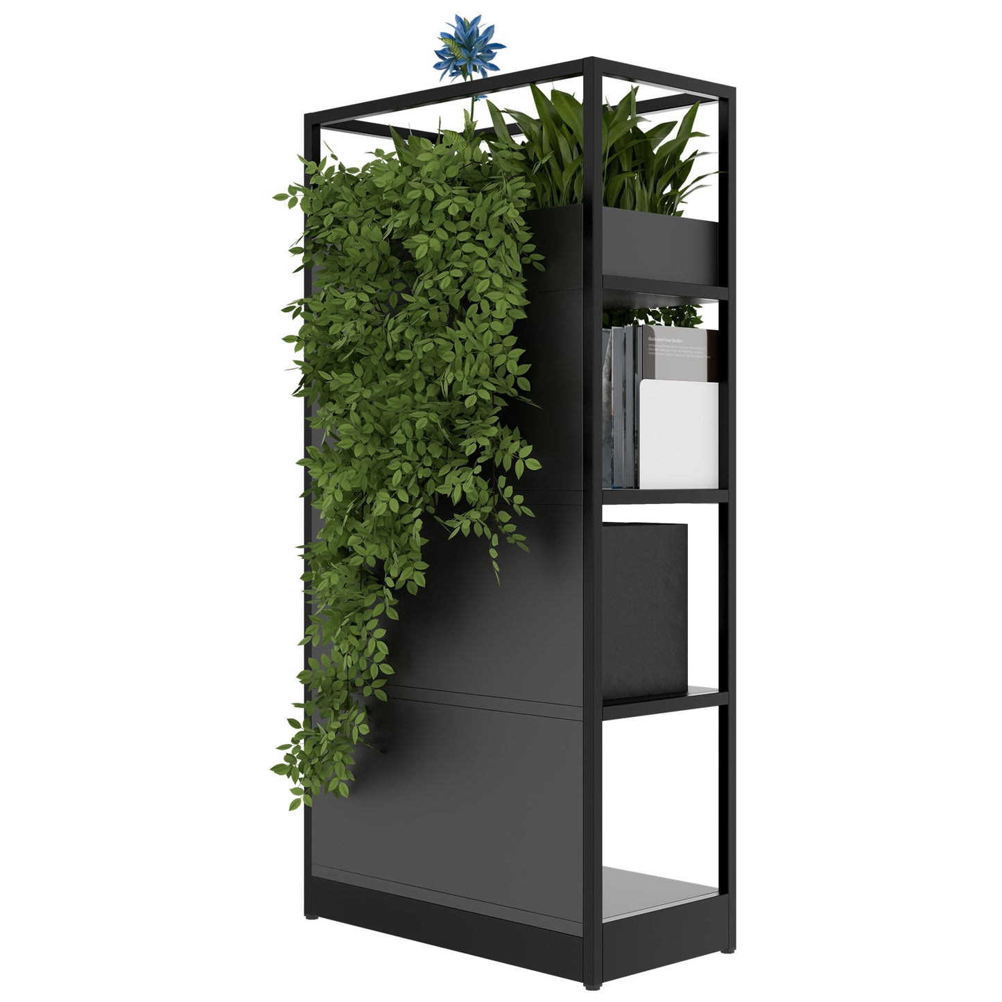ATELLA Armoire d'étagère | 4 oh, 800 x 1610 mm, anthracite