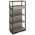 ATELLA Armoire d'étagère | 4 oh, 800 x 1610 mm, North Oak Gray