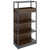 ATELLA Armoire d'étagère | 4 oh, 800 x 1610 mm, noix
