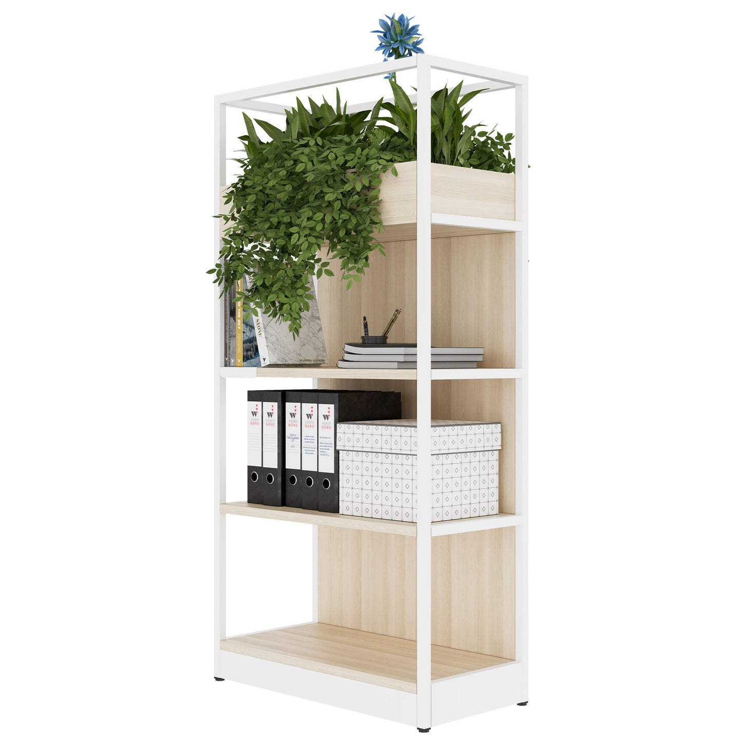 ATELLA Armoire d'étagère | 4 oh, 800 x 1610 mm, cendres de sable