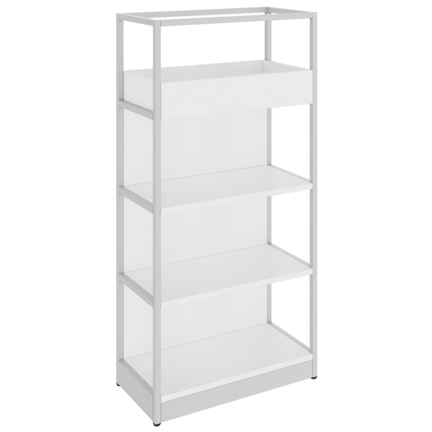 ATELLA Armoire d'étagère | 4 oh, 800 x 1610 mm, blanc