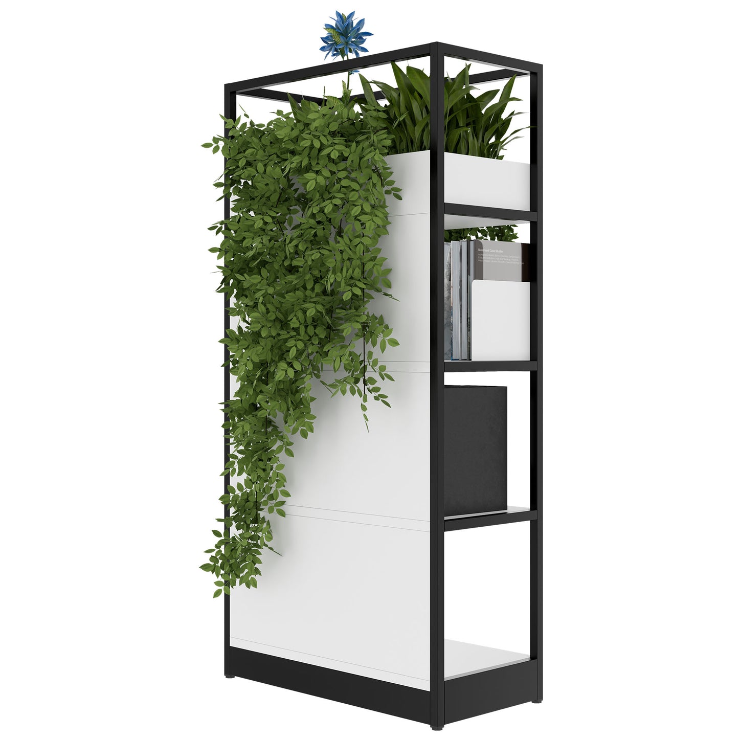 ATELLA Armoire d'étagère | 4 oh, 800 x 1610 mm, blanc