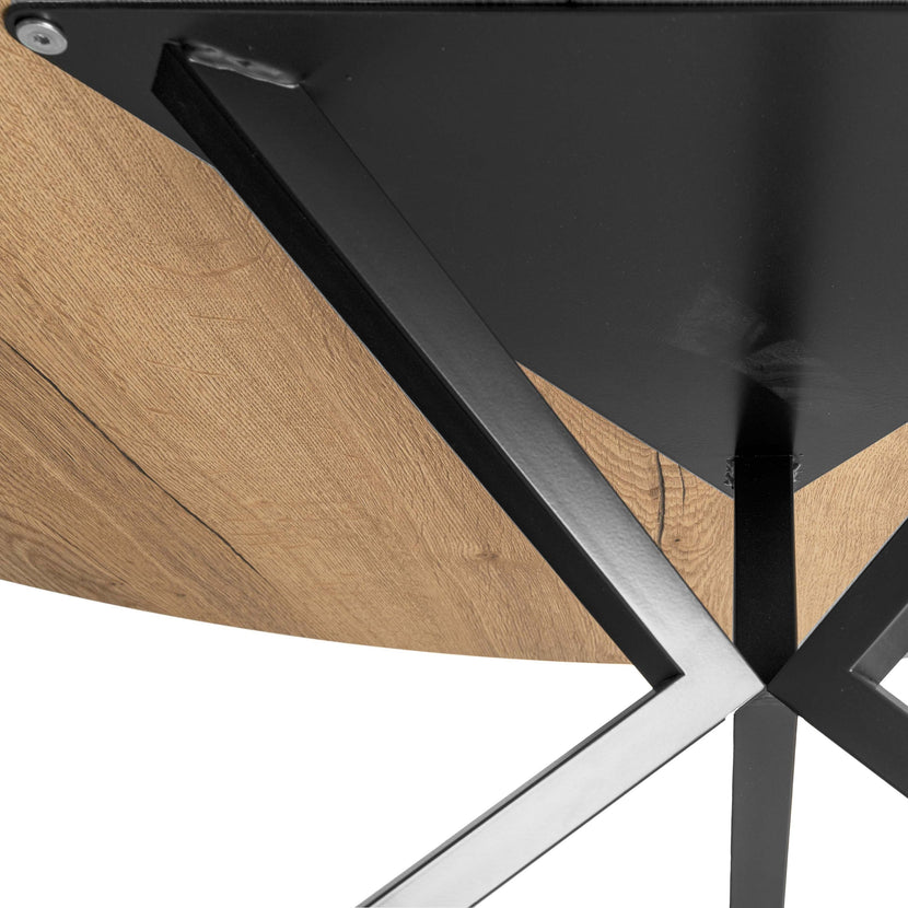 ART Meeting table | Round, Ø 1200 mm, wild oak dark gray