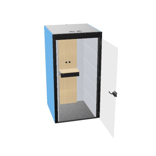 SILENT ROOM S - Box téléphonique | Boot téléphonique absorbé sonore, substances de référence Berta / Velito / Synergy