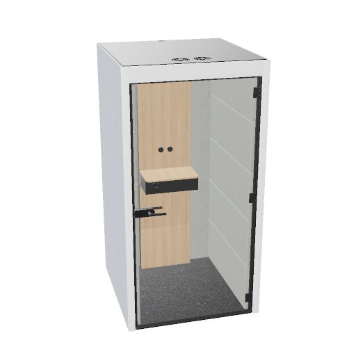 SILENT ROOM S - telephone box | Sound-absorbing telephone booth, upholstery fabrics BERTA / VELITO / SYNERGY
