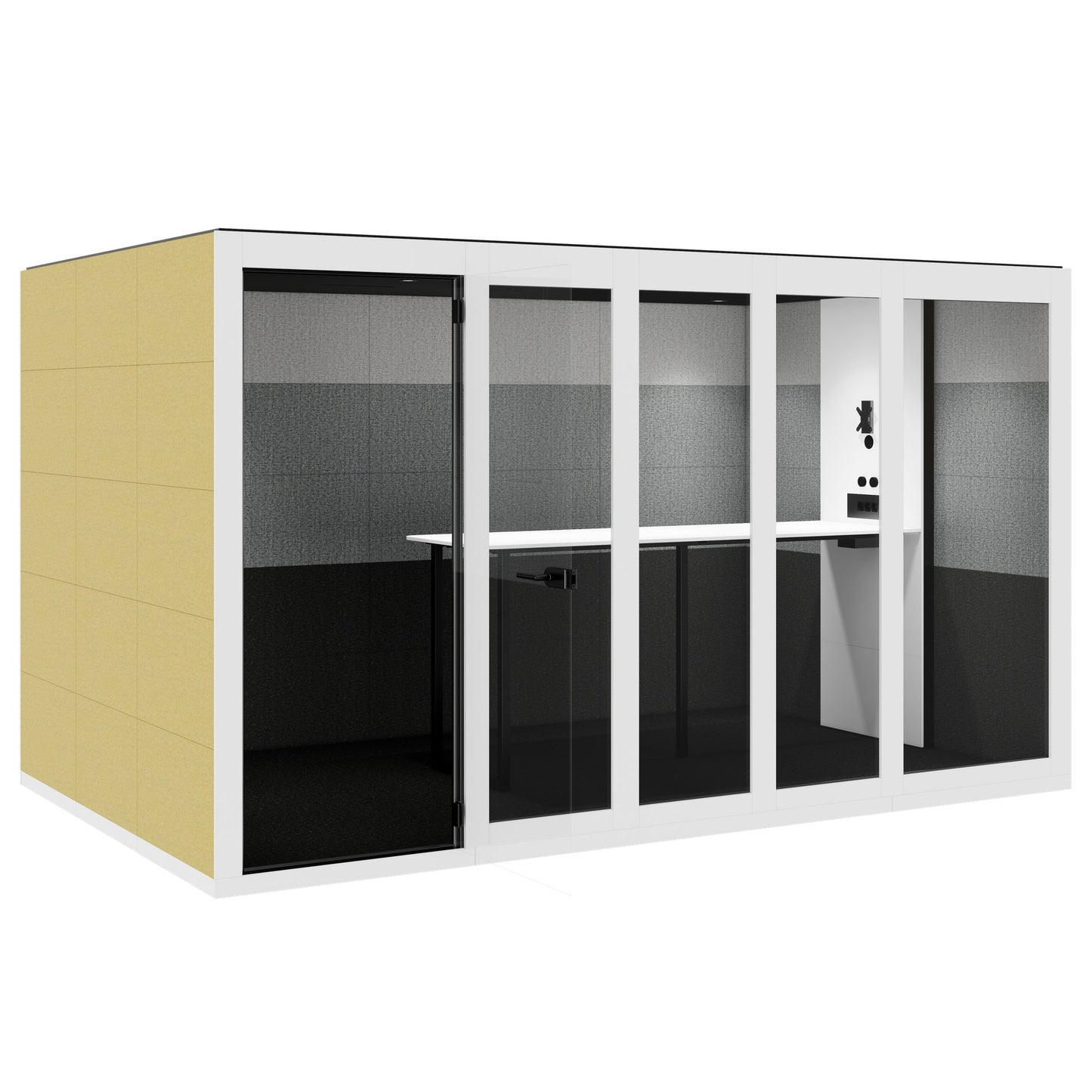 SILENT ROOM XL - Meeting Box | Espace dans l'espace, isolation sonore, pour 8 personnes, substances de référence Berta / Synergy / Velito