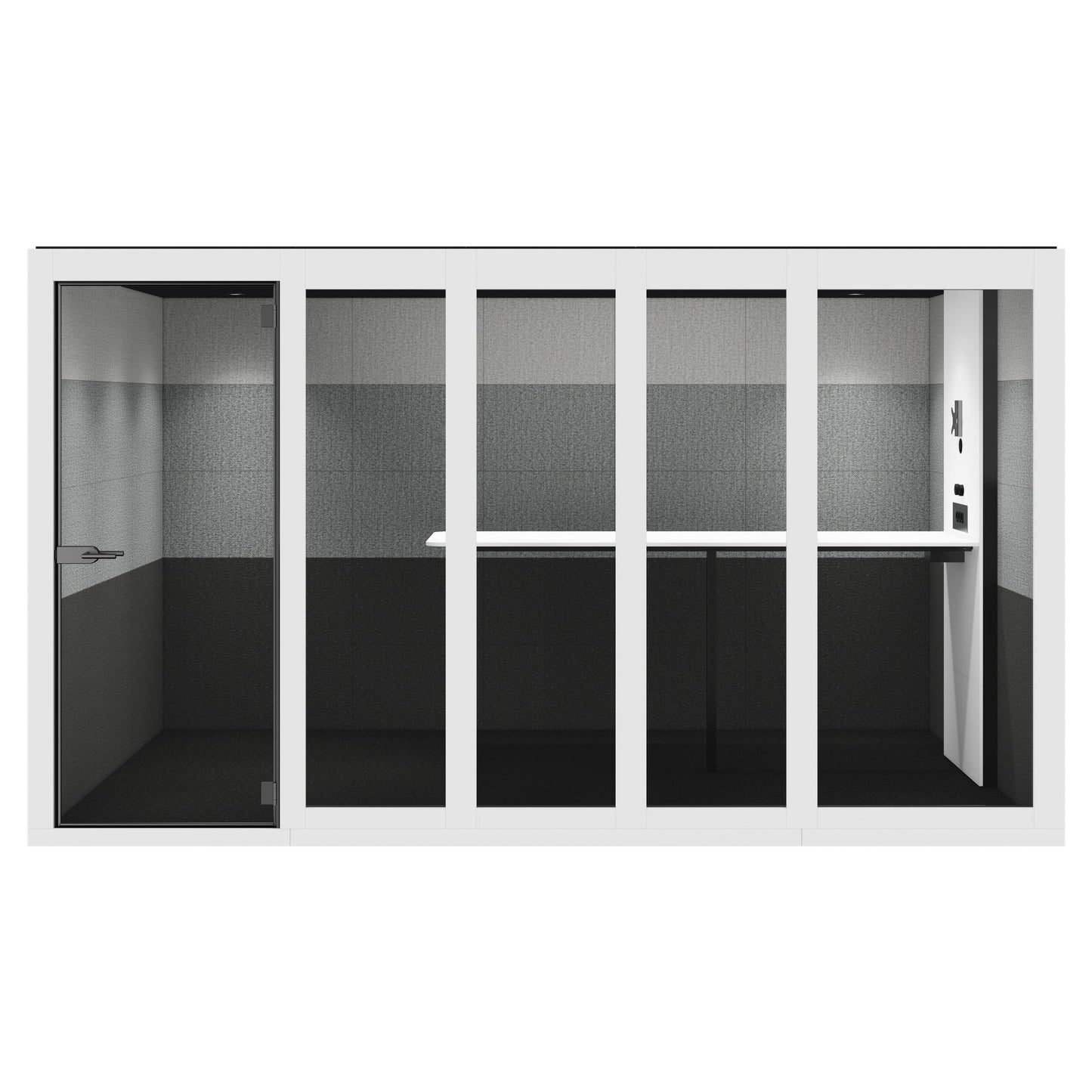 SILENT ROOM XL - Meeting Box | Espace dans l'espace, isolation sonore, pour 8 personnes, substances de référence Berta / Synergy / Velito