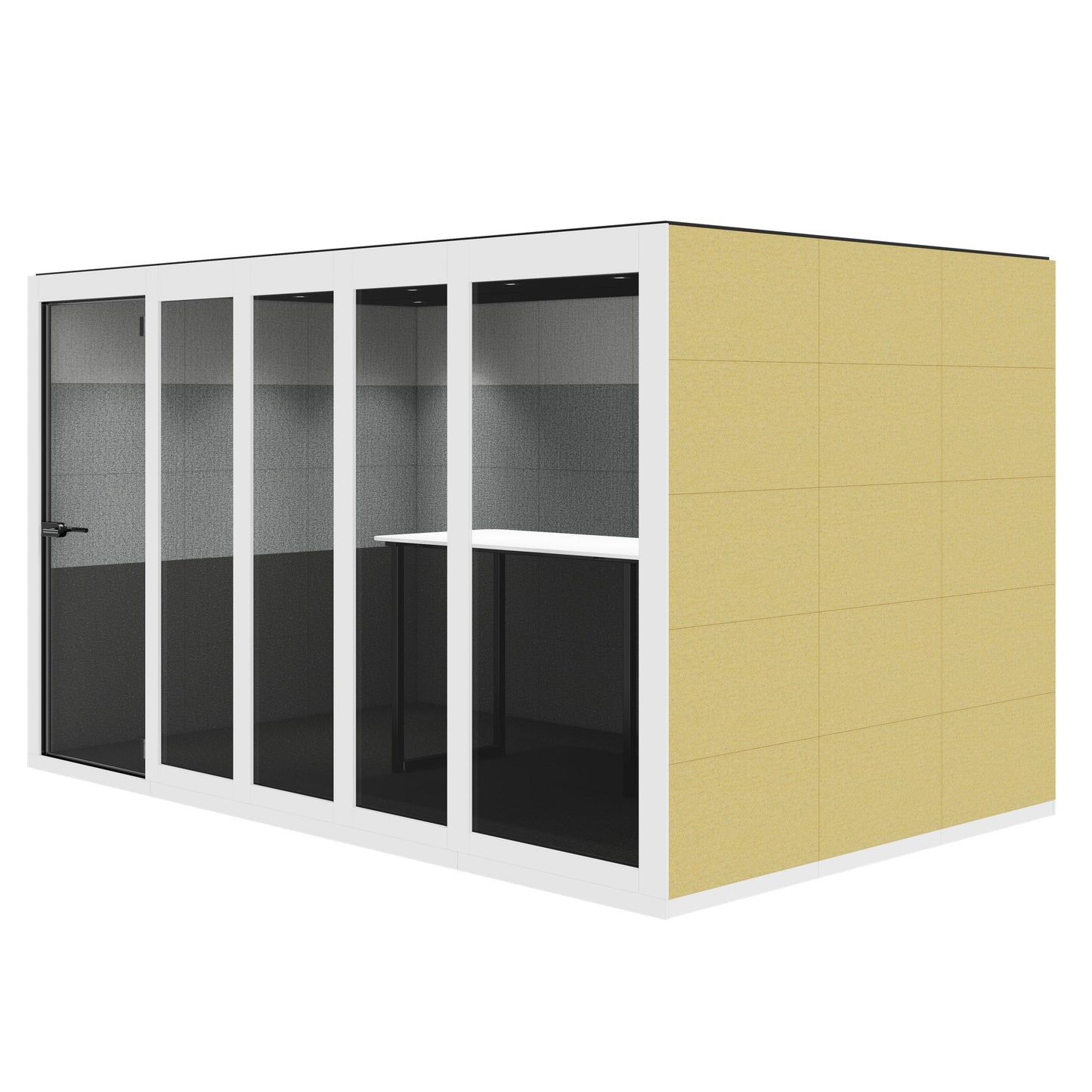 SILENT ROOM XL - Meeting Box | Espace dans l'espace, isolation sonore, pour 8 personnes, substances de référence Berta / Synergy / Velito
