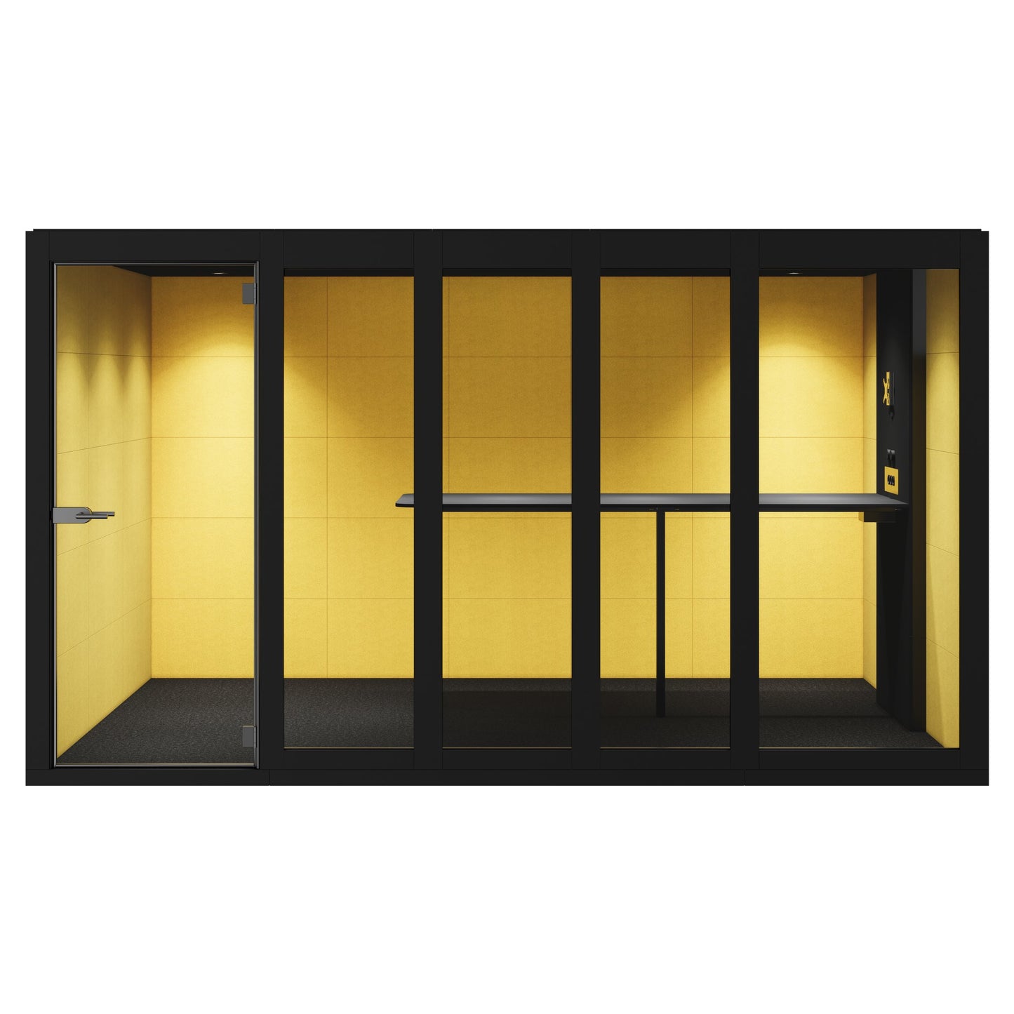 SILENT ROOM XL - Meeting Box | Espace dans l'espace, isolation sonore, pour 8 personnes, substances de référence Berta / Synergy / Velito