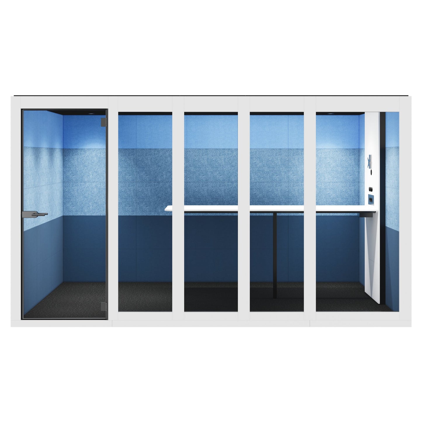 SILENT ROOM XL - Meetingbox | Raum-in-Raum, Schallschutz, Für 8 Personen, Bezugsstoffe BERTA / SYNERGY / VELITO
