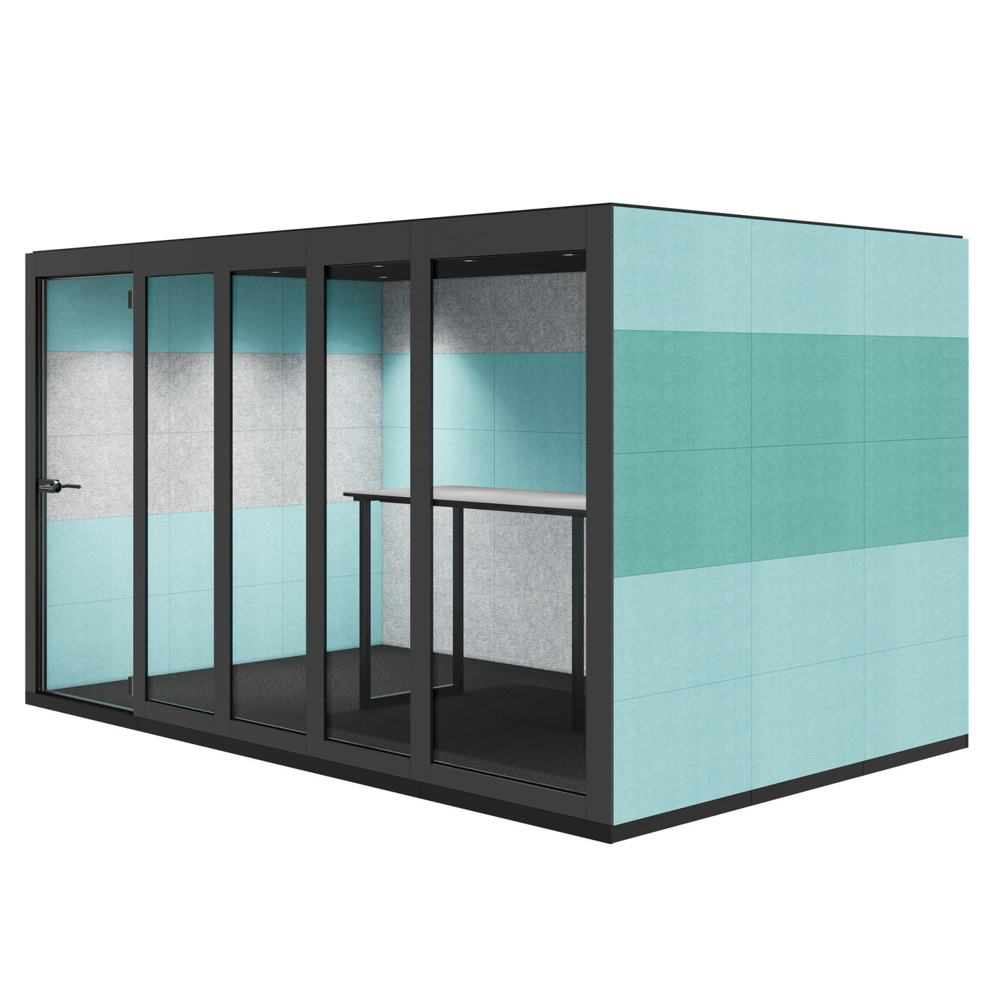 SILENT ROOM XL - Meeting Box | Espace dans l'espace, isolation sonore, pour 8 personnes, substances de référence Berta / Synergy / Velito