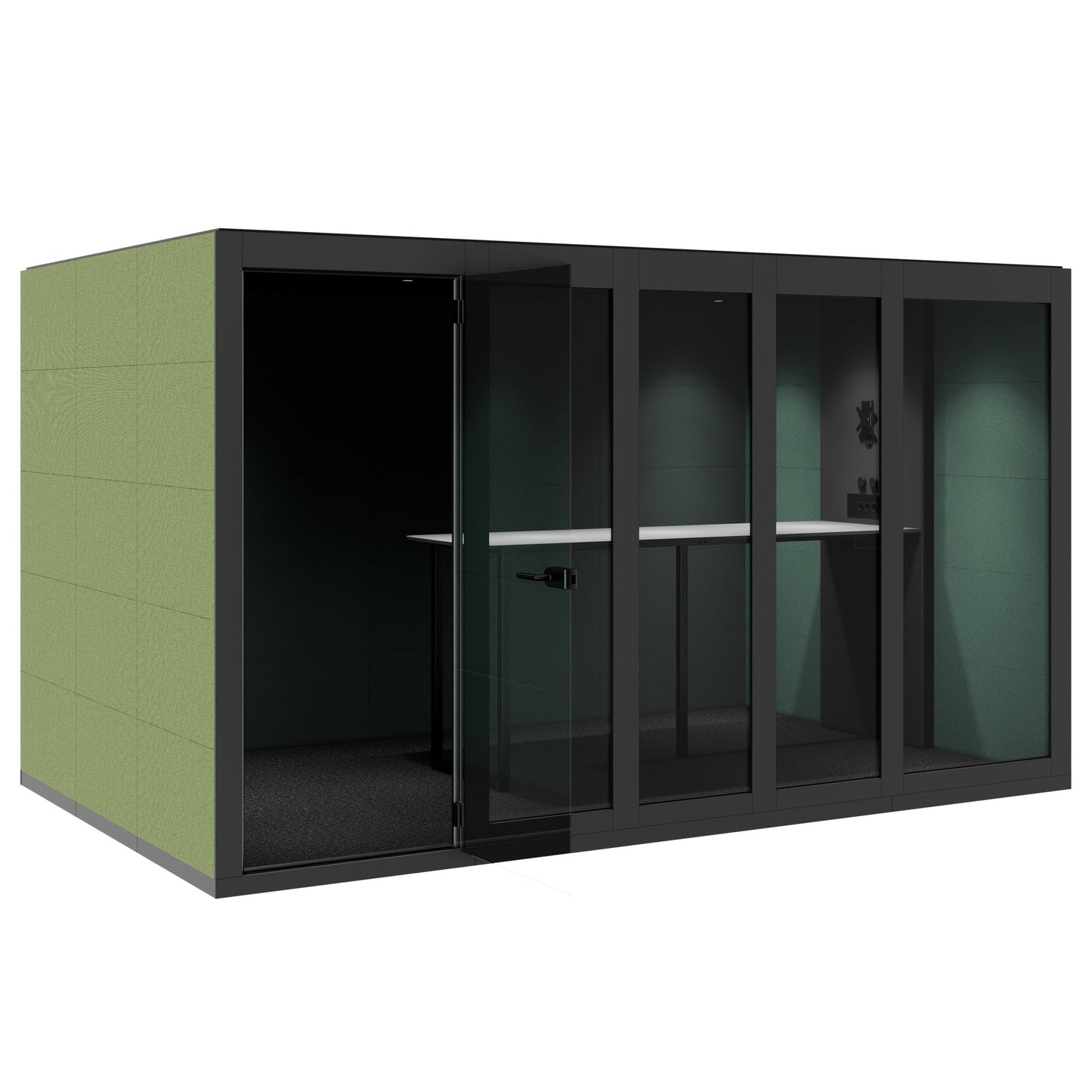 SILENT ROOM XL - Meeting Box | Espace dans l'espace, isolation sonore, pour 8 personnes, substances de référence Berta / Synergy / Velito