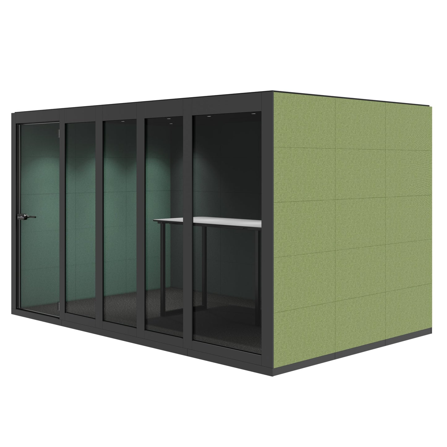 SILENT ROOM XL - Meeting Box | Espace dans l'espace, isolation sonore, pour 8 personnes, substances de référence Berta / Synergy / Velito