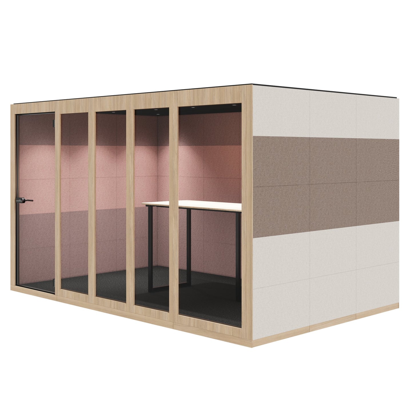 SILENT ROOM XL - Meeting Box | Espace dans l'espace, isolation sonore, pour 8 personnes, substances de référence Berta / Synergy / Velito