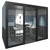 SILENT ROOM L - Meeting box | Room-in-room, soundproofing, for 4 people, upholstery fabrics BERTA / VELITO / SYNERGY