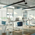 SKILL Schreibtisch | 670-1600 x 740-104 mm, klappbar, stapelbar, manuell höhenverstellbar - 14 Thumbnail Image