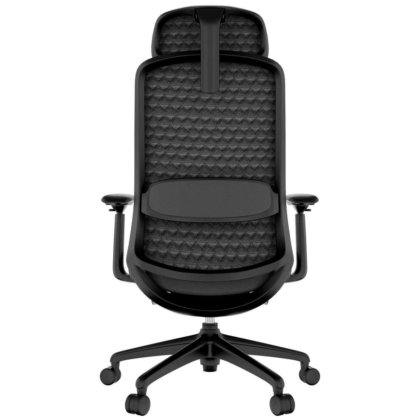 Smart Adjust office swinging chair | Synchronous mechanics, 4D armrests, headrest optional, black