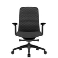 SMART ADJUST office swivel chair | Synchro mechanism, 4D armrests, optional headrest, Black - 3 Thumbnail Image