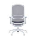 SMART ADJUST NET office swivel chair | synchro mechanism, 4D armrests, optional headrest, grey - 5 Thumbnail Image