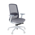 SMART ADJUST NET office swivel chair | synchro mechanism, 4D armrests, optional headrest, grey - 1 Thumbnail Image
