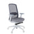 Smart Adjust net office swivel chair | Synchronous mechanics, 4D armrests, headrest optional, gray