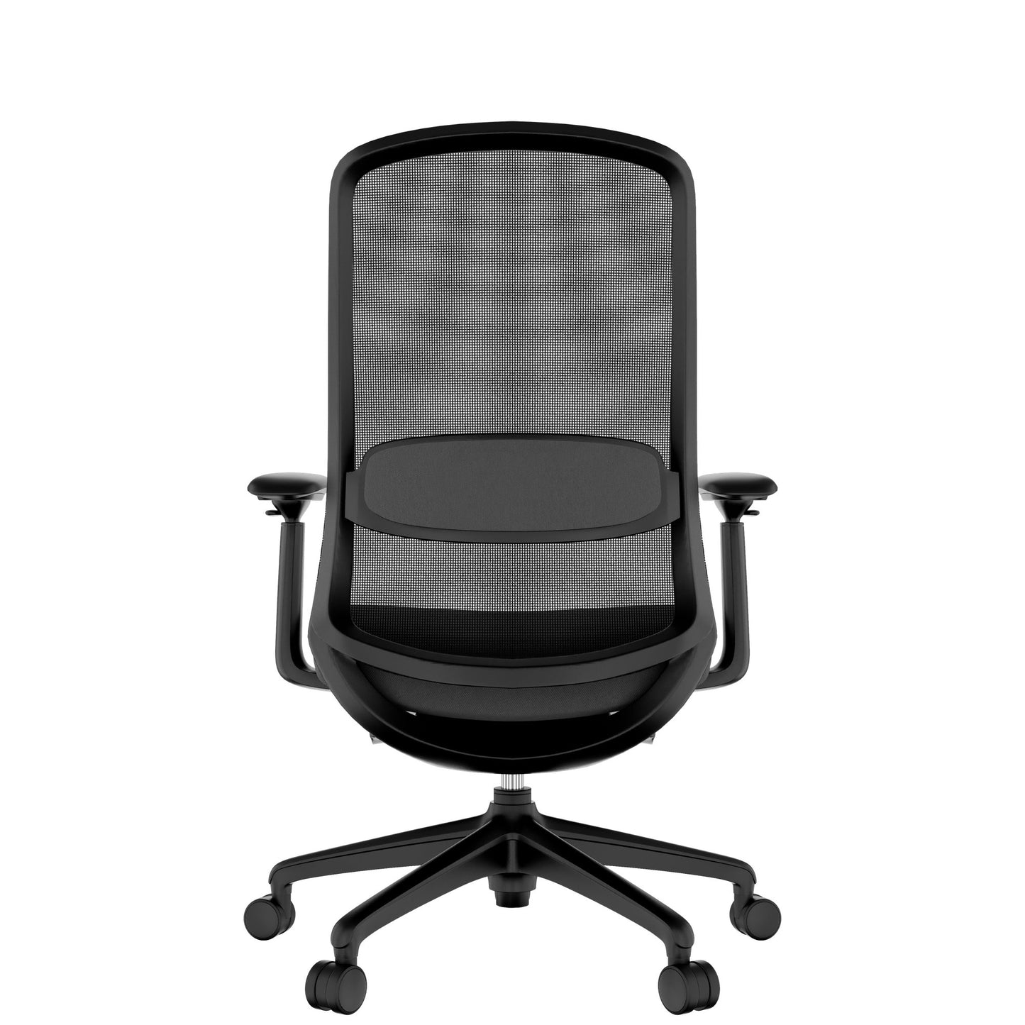 Smart Adjust net office swivel chair | Synchronous mechanics, 4D armrests, headrest optional, black