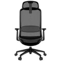 Smart Adjust net office swivel chair | Synchronous mechanics, 4D armrests, headrest optional, black - 6 Thumbnail Image