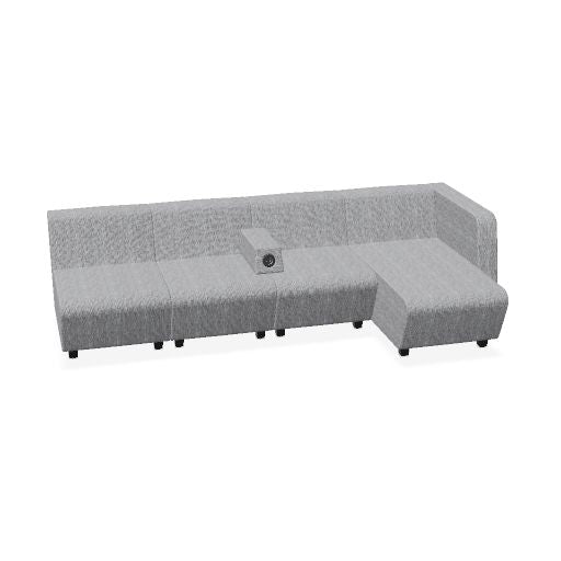 SOFT ROCK Sofa | 2526 x 690 mm, 4-Sitzer