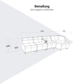 SOFT ROCK Sofa | 2526 x 690 mm, 4-Sitzer - 6 Thumbnail Image