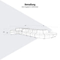 SOFT ROCK Sofa | 4883 x 690 mm, 20-Sitzer - 7 Thumbnail Image
