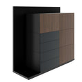 SORANO Highboard | 1610 x 1450 mm, Türen & Schubladen mit Push-to-Open - 1 Thumbnail Image