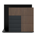 SORANO Highboard | 1610 x 1450 mm, Türen & Schubladen mit Push-to-Open - 3 Thumbnail Image