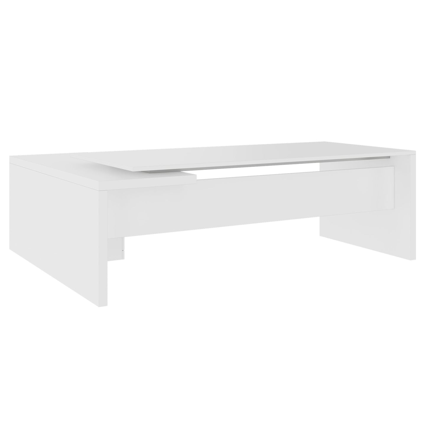 Stratego Chief Desk | 2300 x 1720 mm, basboard intégré, blanc