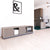 CHOICE Armoire de porte coulissante | 1 oh, 1600 x 410 mm, gris de chêne nord / gris cubanite