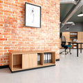 CHOICE Armoire à portes coulissantes | 1 OH, 1200 x 410 mm, chêne ambré - 1 Thumbnail Image