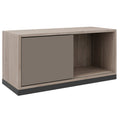 CHOICE Armadio a ante scorrevoli | 1 OH, 800 x 410 mm, rovere nordico grigio / grigio cubanite - 2 Thumbnail Image