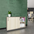 CHOICE Armoire à portes coulissantes | 2 OH, 1200 x 760 mm, gris cubanite / chêne sablé - 1 Thumbnail Image