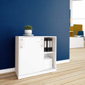 CHOICE Armoire à portes coulissantes | 2 OH, 800 x 760 mm, blanc - 1 Thumbnail Image