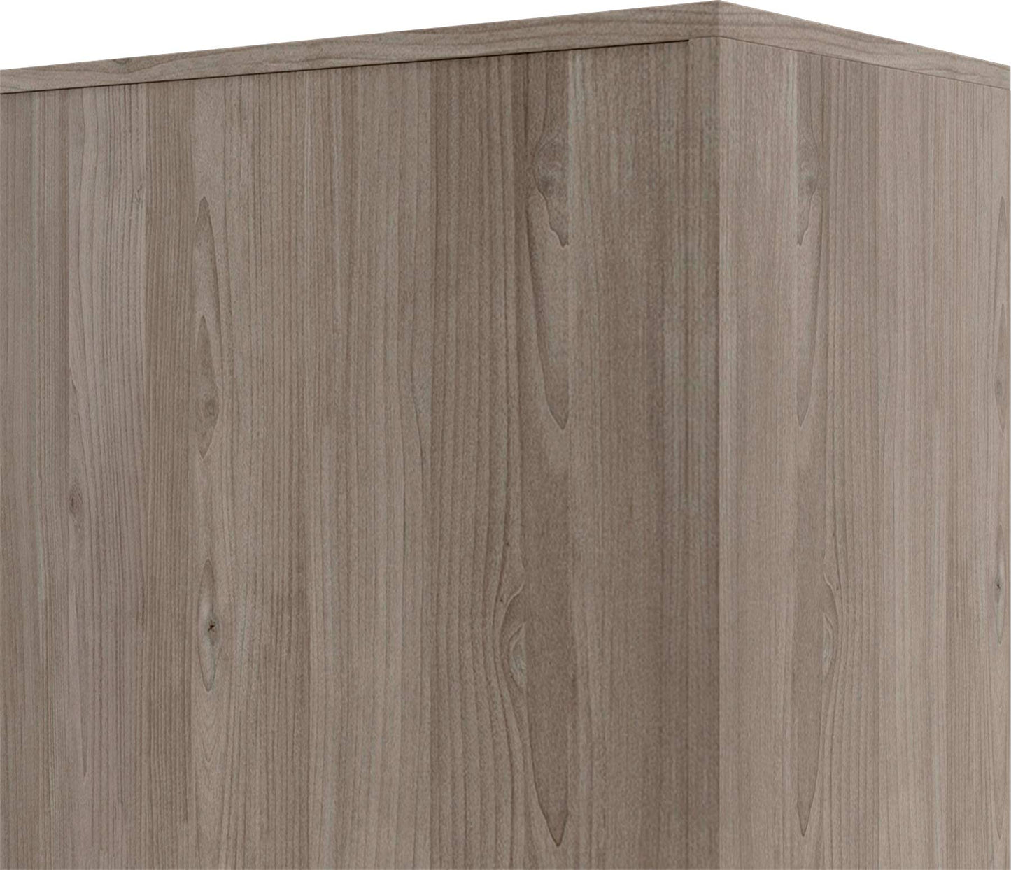 CHOICE sliding door wardrobe | 3 OH, 1000 x 1115 mm, northern oak gray / cubanite gray