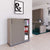 CHOICE sliding door wardrobe | 3 OH, 1000 x 1115 mm, northern oak gray / cubanite gray