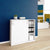 CHOICE Cabinet di porta scorrevole | 3 OH, 1200 x 1115 mm, bianco