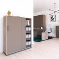 CHOICE Armoire de porte coulissante | 4 oh, 1200 x 1465 mm, gris de chêne nord / cubanite gris - 1 Thumbnail Image