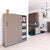CHOICE sliding door wardrobe | 4 OH, 1200 x 1465 mm, northern oak gray / cubanite gray