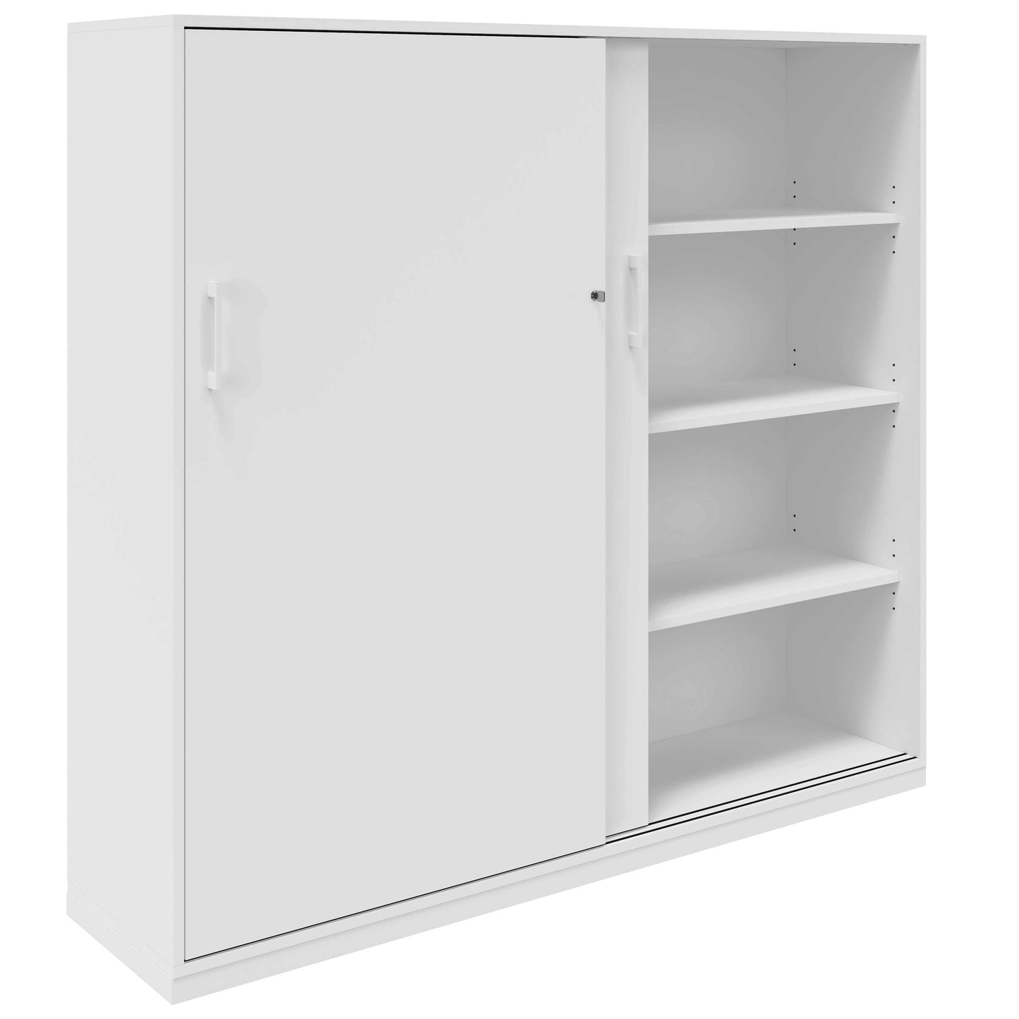 CHOICE Armoire de porte coulissante | 4 oh, 1600 x 1465 mm, blanc