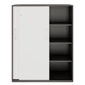 PRO Schiebetürenschrank | 4 OH, 1200 x 1510 mm, Graphit / Weiß - 3 Thumbnail Image