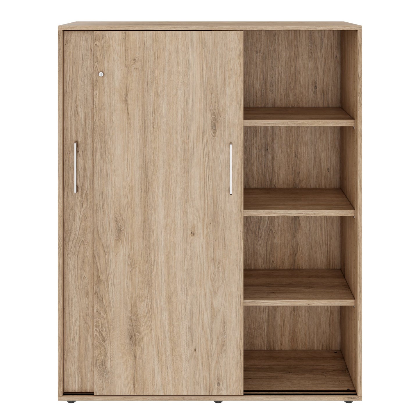 PRO Schiebetürenschrank | 4 OH, 1200 x 1510 mm, Natureiche