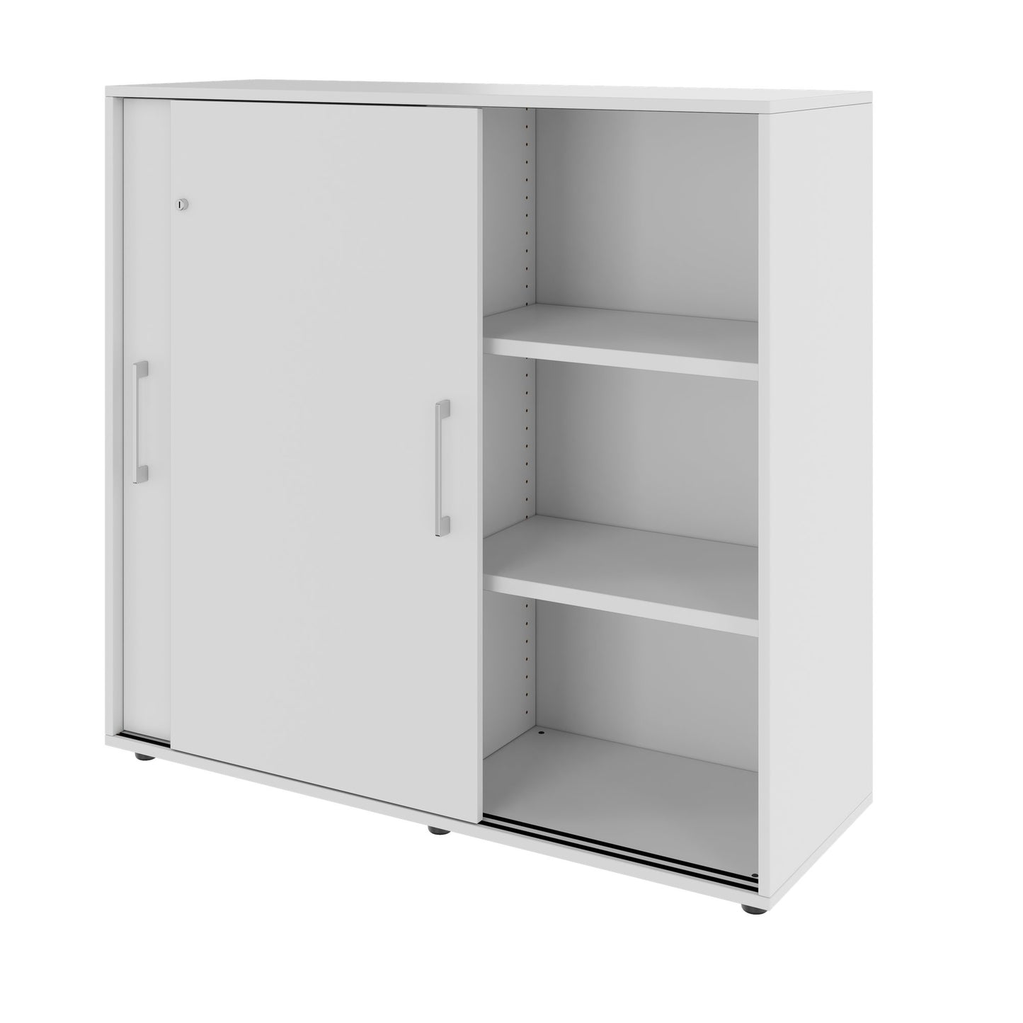 PRO Cabinet di porta scorrevole | 3 OH, 800 - 1600 x 1140 mm, grigio