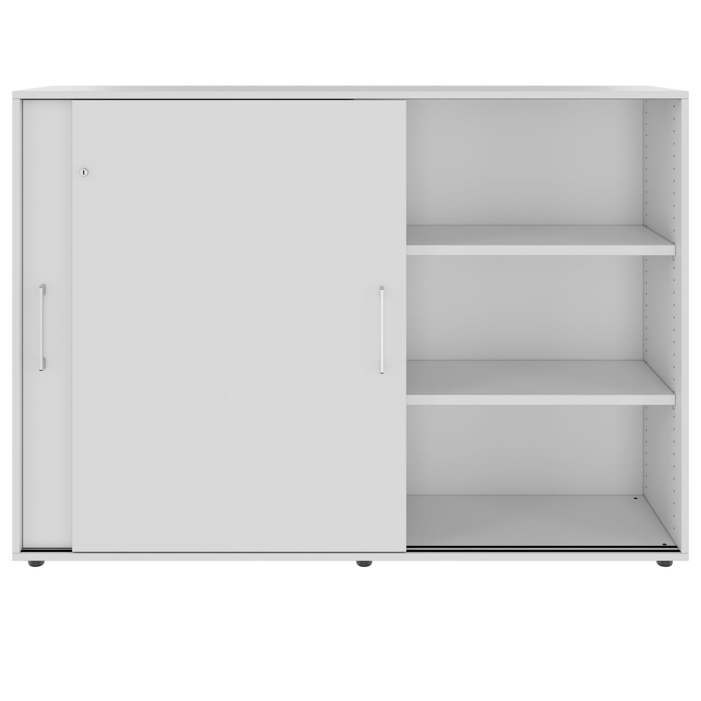 PRO Cabinet di porta scorrevole | 3 OH, 800 - 1600 x 1140 mm, grigio